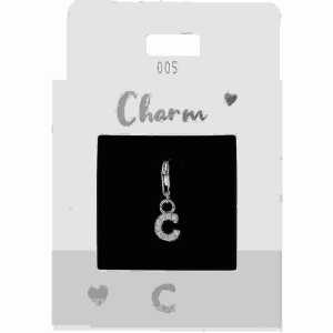 Charms Express yourself C silber, Nr.5 für Halsketten und Armbänder