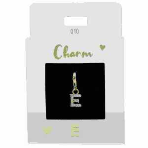 Charms Express yourself E gold, Nr.10 für Halsketten und Armbänder