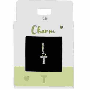 Charms Express yourself T gold, Nr.36 für Halsketten und Armbänder