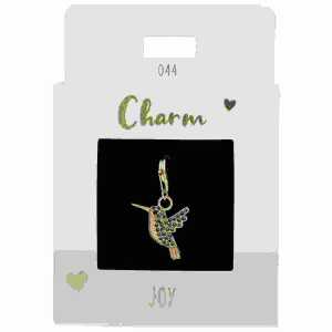 Charms Express Kolibri gold, Nr.44 für Halsketten und Armbänder