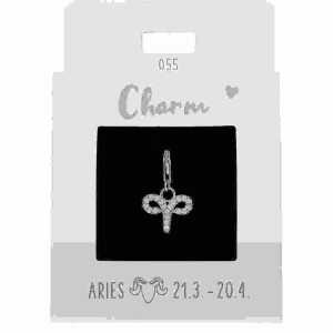 Charms Express Widder silber, Nr.55 für Halsketten und Armbänder