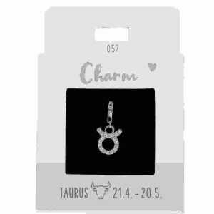 Charms Express Stier silber, Nr.57 für Halsketten und Armbänder