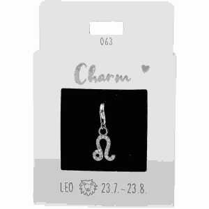 Charms Express yourself Löwe silber, Nr.63 für Halsketten u Armbänder