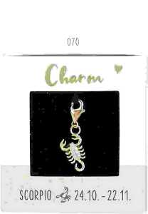 Charms Express Skorpion gold, Nr.70 für Halsketten und Armbänder