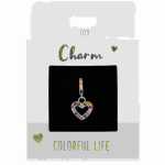 Charms Express buntes Herz gold, Nr.79 für...