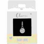 Charms Express Fußabdrücke silber, Nr.104...