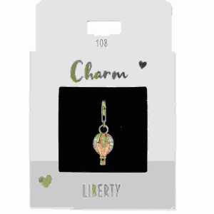 Charms Express Ballon gold, Nr.108 für Halsketten und Armbänder