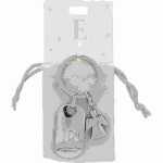 Schlüsselanhänger Buchstabe E + Schutzengel, SA...