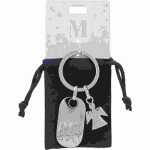 Schlüsselanhänger Buchstabe M + Schutzengel, SA...