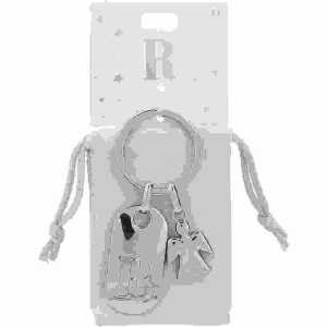 Schlüsselanhänger Buchstabe R + Schutzengel, SA Nr. 20