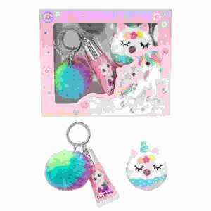 Lipgloss Set in Box Ylvi, mit Apfelduft 2ml,Blaubeerenduft 8ml,