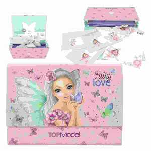 Briefpapier TOPModel FAIRY LOVE, in Fächermappe, 24 Briefbögen,