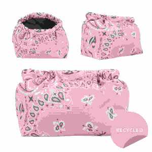 Kosmetiktasche Miss Melody BANDANA, 10x20x15cm, mit Spangenverschluss,
