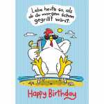 Klappkarte Lieb und Lustig Motiv 01, Depesche