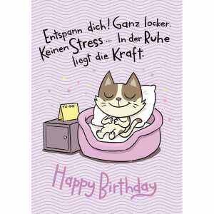 Klappkarte Lieb und Lustig Motiv 18, Depesche