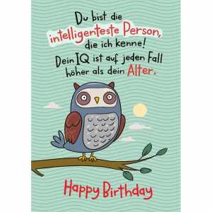 Klappkarte Lieb und Lustig Motiv 39, Depesche