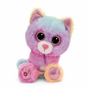NICI Glubschis Plüsch Schlüsselanhänger Katze, Miss Mellie 15cm