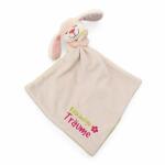 NICI Schmusetuch 22x22cm mit Plüsch Hase 12cm, NICI...