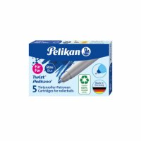 Pelikan Tintenroller Patronen eco KM/5 Blau 5 Stück...