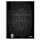 Collegeblock A4 kariert 90g 80 Blatt schwarz, Schwarz