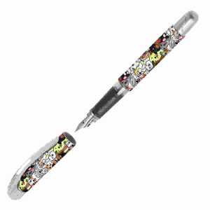 Füllhalter Fluffy Dogs Iridiumfeder M Metallclip, Softtouch-Griffstück