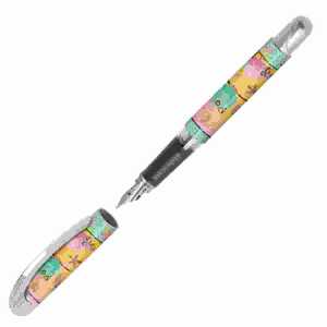 Füllhalter Chicken paradise, Iridium M Metallclip Softtouch-Griffstück