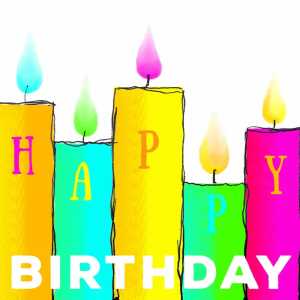 Servietten 33x33cm Colour Candles, Atelier 20er, 3lagig