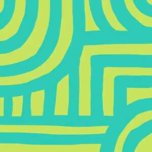 Servietten 25x25cm Labyrinth türkis, 20er, 3lagig, Braun & Company