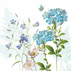 Servietten 25x25cm Blue Harmony, 20er, 3lagig, Braun & Company