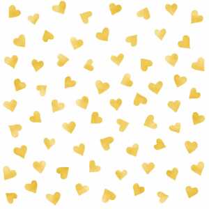 Servietten 33x33cm My Heart gold, Atelier 20er, 3lagig Braun & Company