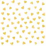 Servietten 33x33cm My Heart gold, Atelier 20er, 3lagig...