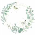 Servietten 33x33cm Festlich, Atelier 20er, 3lagig, Braun...