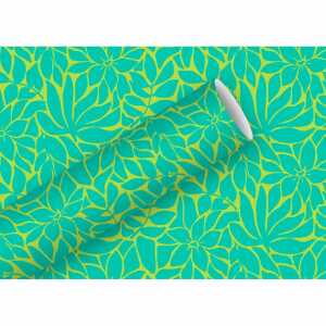 Geschenkpapier 2mx70cm Kraft Portofino türkis, By Nature