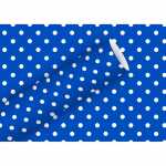 Geschenkpapier 2mx70cm Punkte azur, Braun & Company