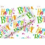 Geschenkpapier 2mx70cm Birthday Dance, Braun & Company