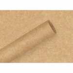 Geschenkpapier 5mx70cm Packpapier Natron braun, Braun...
