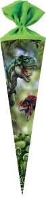 Nestler Schultüte Filzv. 70 cm rund T-Rex World Copp