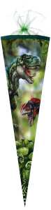 Nestler Schultüte Tüllv. 85 cm 6-eckig T-Rex World Copp