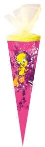 Nestler Schultüte Tüllv. 50 cm rund Tweety WarnerB