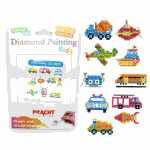 Diamond Painting Sticker Fahrzeuge 10er 4,5cm,...