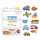 Diamond Painting Sticker Fahrzeuge 10er 4,5cm, selbstklebend, Steine