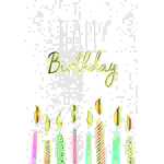 Geburtstagskarte MIDI Kerzen 4016723457195