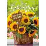 Glückwunschkarte Sonnenblumen 4016723858091