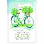Glückwunschkarte Fahrrad 4016723859944