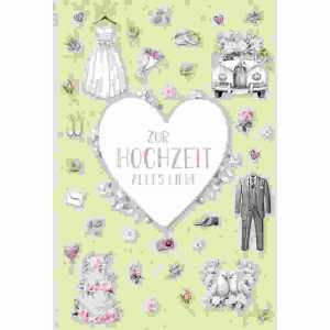 Glückwunschkarte Hochzeit 4016723910256
