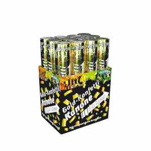 Konfetti-Kanone 30cm 20g gold 4038114011533