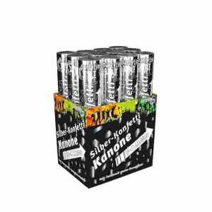 Konfetti-Kanone 30cm 20g silber