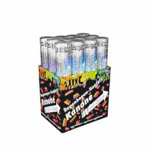 Konfetti-Kanone Regenbogen 30cm 20g