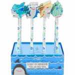 Bleistift mit Radiergummi Hai 4fach sortiert, HB mit...