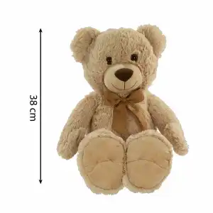 Idena Plüsch Teddybär 38cm beige